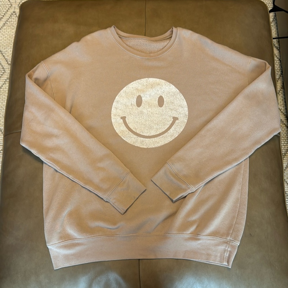 COPY - Women’s Brown Smiley Crewneck